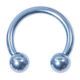 Load image into Gallery viewer, 1.2mm Circular barbells - anodised titanium