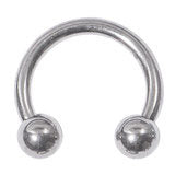 Load image into Gallery viewer, Titanium Circular Barbell Ring | Hypoallergenic Body Jewellery 1.6mm