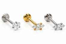 Load image into Gallery viewer, Ti Claw-set Crystals 1.2x8mm