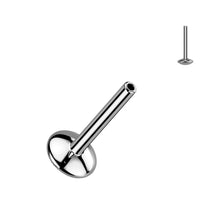 Load image into Gallery viewer, Implant Grade Titanium Threadless Push In Prong Set Star CZ Labret