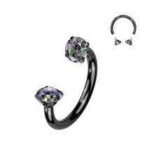 Load image into Gallery viewer, Internal Cz Circular Barbell