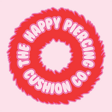 Load image into Gallery viewer, The Happy Piercing cushion
