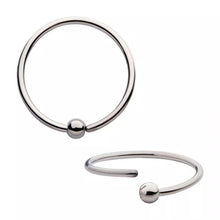 Load image into Gallery viewer, Nose ring - High Polish or 24kt gold plated Twist to fit