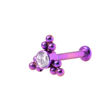 Load image into Gallery viewer, Push Fit Titanium Labret bar 1.2