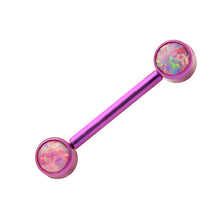 Load image into Gallery viewer, Initial Piercing - Nipple with push fit forward facing crystals