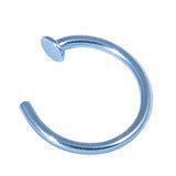 Load image into Gallery viewer, Anodised titanium or black open rings 0.8 x 7,8 or 9mm