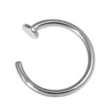 Load image into Gallery viewer, Anodised titanium or black open rings 0.8 x 7,8 or 9mm