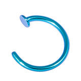 Load image into Gallery viewer, Anodised titanium or black open rings 0.8 x 7,8 or 9mm