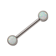 Load image into Gallery viewer, Initial Piercing - Nipple with push fit forward facing crystals