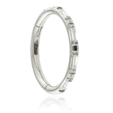 Load image into Gallery viewer, Hinged 'Baguettes' Ring