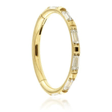 Load image into Gallery viewer, Hinged 'Baguettes' Ring
