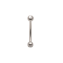 Load image into Gallery viewer, Initial Piercing - Assorted colours/plain or crystal curved barbells