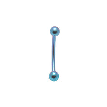 Load image into Gallery viewer, Initial Piercing - Assorted colours/plain or crystal curved barbells