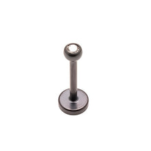 Load image into Gallery viewer, Initial Piercing - Labret bar Crystal
