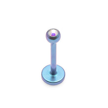 Load image into Gallery viewer, Initial Piercing - Labret bar Crystal