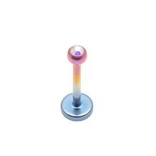Load image into Gallery viewer, Initial Piercing - Labret bar Crystal