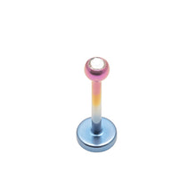 Load image into Gallery viewer, Initial Piercing - Labret bar Crystal