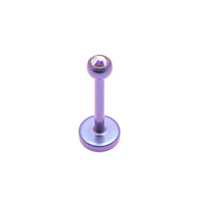 Load image into Gallery viewer, Initial Piercing - Labret bar Crystal