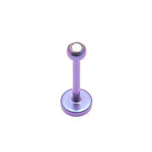 Load image into Gallery viewer, Initial Piercing - Labret bar Crystal