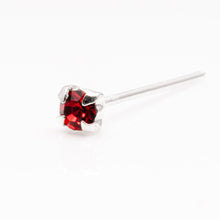 Load image into Gallery viewer, Sterling Silver Square nose stud