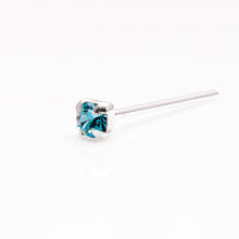 Load image into Gallery viewer, Sterling Silver Square nose stud