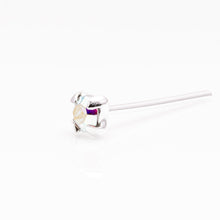 Load image into Gallery viewer, Sterling Silver Square nose stud