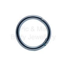 Load image into Gallery viewer, Titanium Hinged Rings - 1.2mm