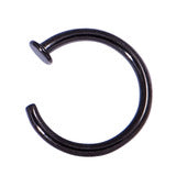 Load image into Gallery viewer, Anodised titanium or black open rings 0.8 x 7,8 or 9mm