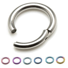 Load image into Gallery viewer, Initial Piercing - Hinged Rings