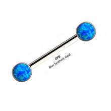 Load image into Gallery viewer, Initial Piercing - Nipple with push fit forward facing crystals