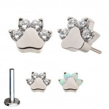 Load image into Gallery viewer, Initial Piercing - Assorted crystal cast Labrets
