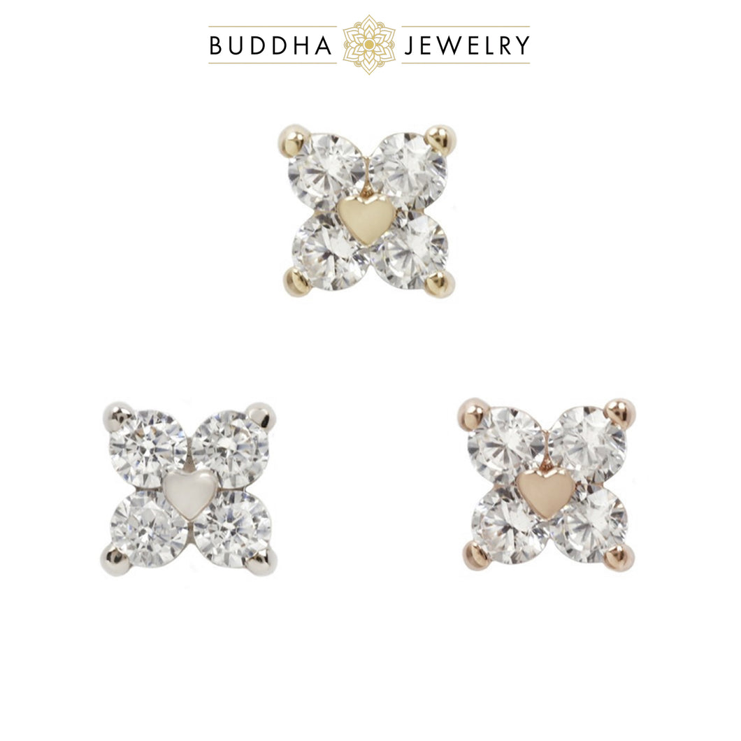Corazon CZ/Yellow Gold available
