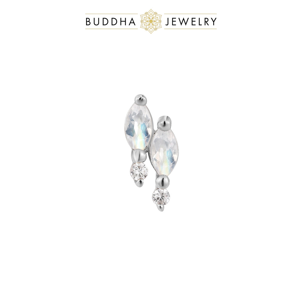 Dreamland - Rainbow Moonstone/White gold