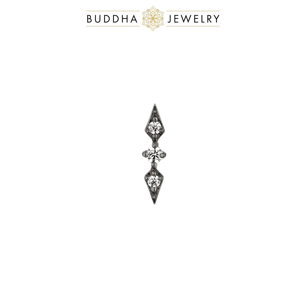 Worthy - CZ + Rhodium