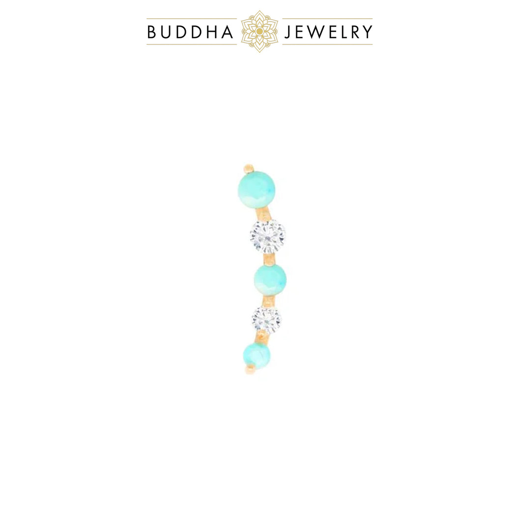 Flow - Turquoise/Yellow Gold