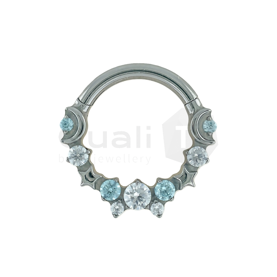 'Skylynn' Hinged Segment Ring