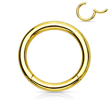 Load image into Gallery viewer, Titanium Hinged Rings - 0.8 - 1.2mm
