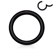 Load image into Gallery viewer, Titanium Hinged Rings - 0.8 - 1.2mm
