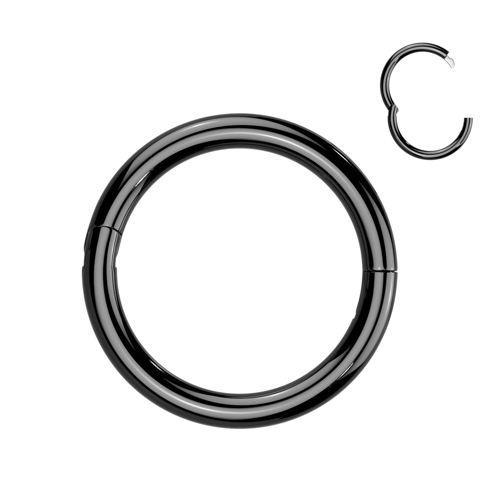 Nose ring - Titanium Hinged