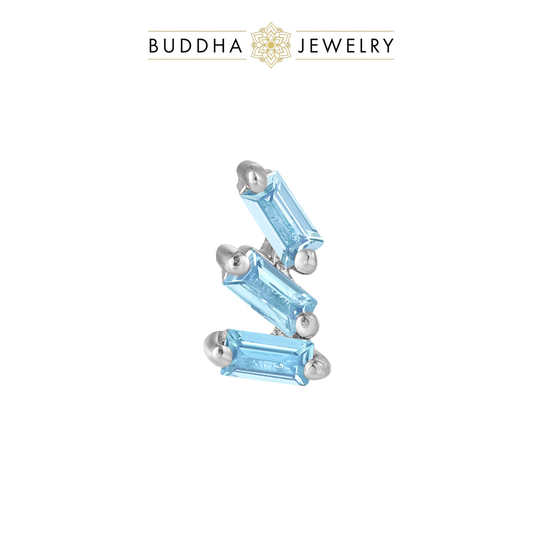Staxx - London Blue Topaz/White Gold