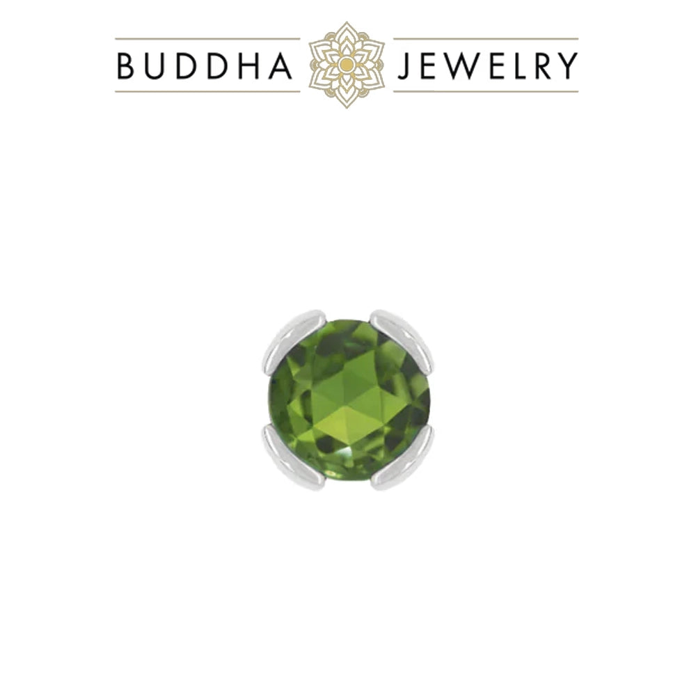 Peekaboo - Green Tourmaline/White gold