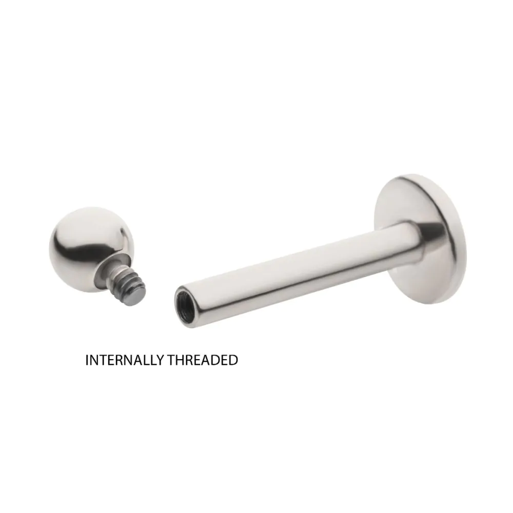 Initial Piercing - Internal Thread labret bar