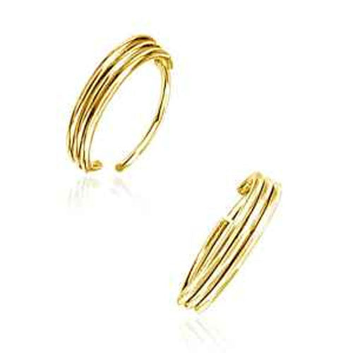 316L Gold PVD banded nose ring