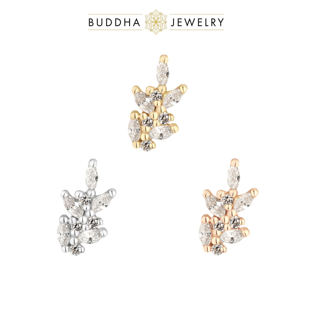 Wildflower - CZ/White Gold (Left) available