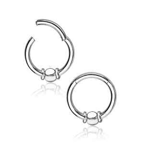 316L single ball hinged ring 1.2x6mm