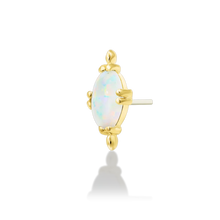 Load image into Gallery viewer, Junipurr Xara - Yellow Gold/Synthetic Opal

