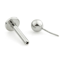 Load image into Gallery viewer, Initial Piercing - 2.5mm Plain Ball for Nose, Forward Helix or Tragus
