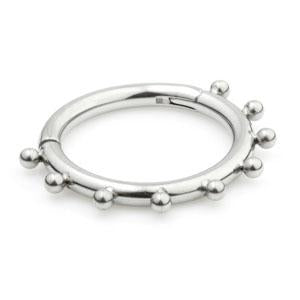 Initial Piercing - Multi Ball hinged ring