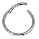 Load image into Gallery viewer, Initial Piercing - Hinged ring for nose, Plain, anodised High polish, Gold or Rose
