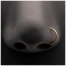 Load image into Gallery viewer, Nose ring - Titanium 0.8x7,8,8.5 or 9mm
